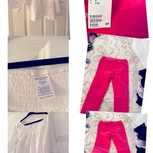 Girls H&M cords and Arizona blouse